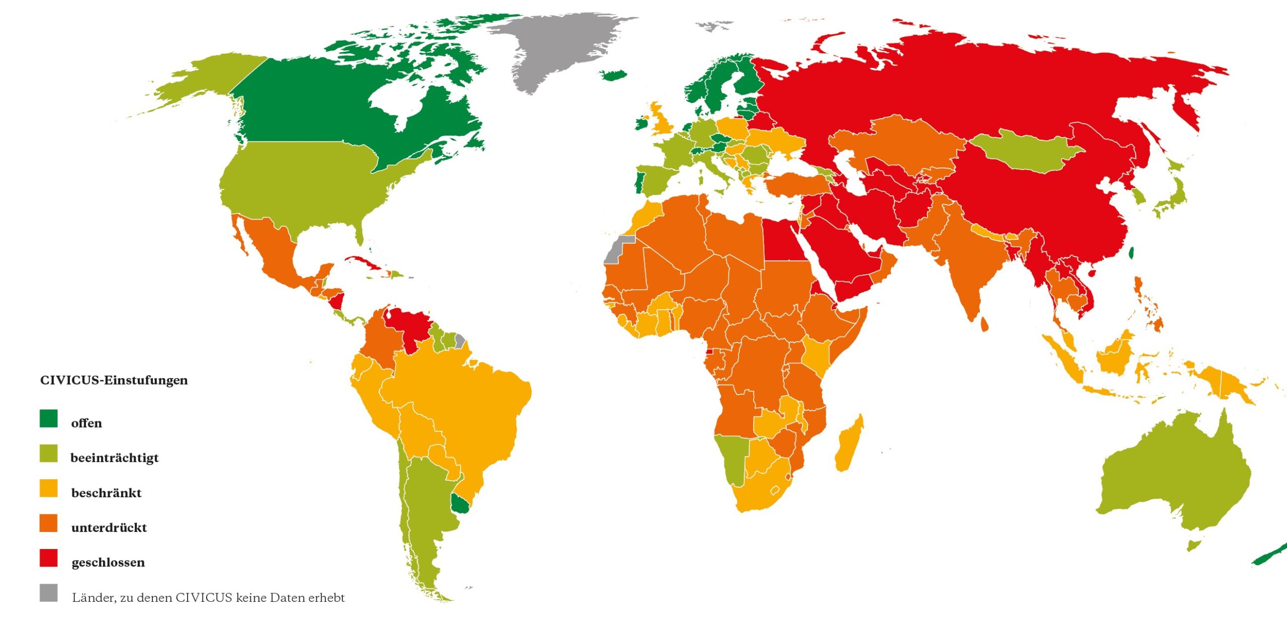 Atlas der Zivilgesellschaft Umwelt- und Klimaaktivisten im Visier